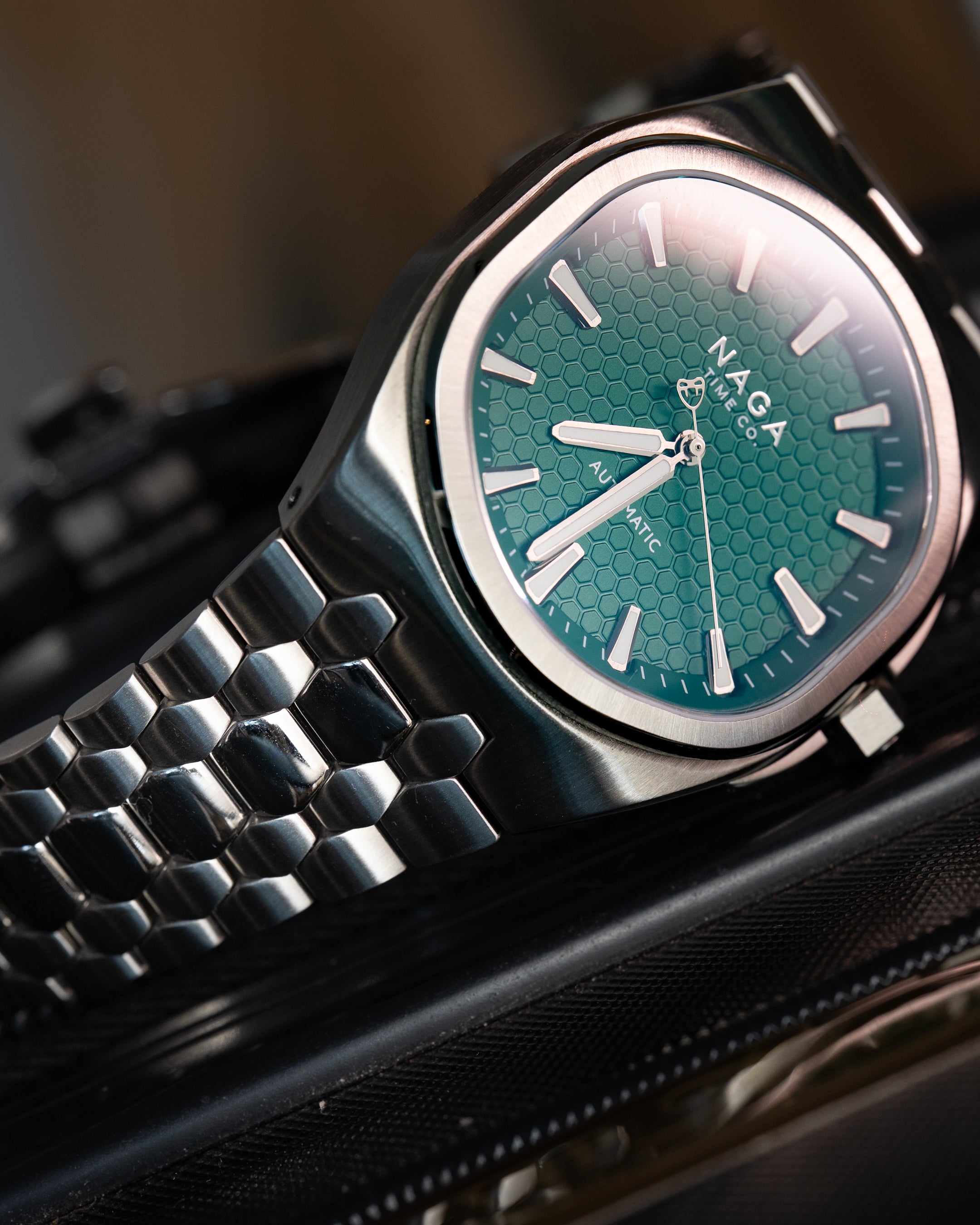 NAGA 39 Serpent Green – Naga Time Orologi Shop